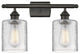 Cobbleskill 2-Light LED Bath Fixture, Oil Rubbed Bronze, Glass: Clear