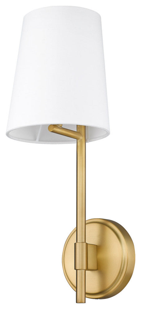 Zlite 816-1S-OBR 1-Light Wall Sconce, White