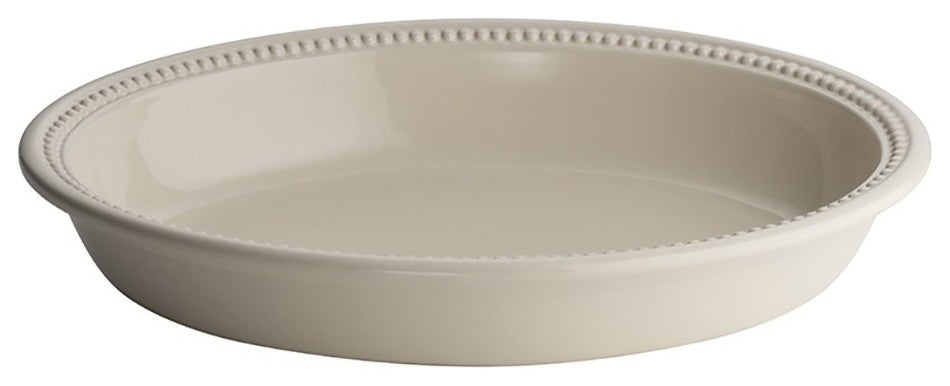 Le Creuset Stoneware Pie Dish, 24 cm, Almond