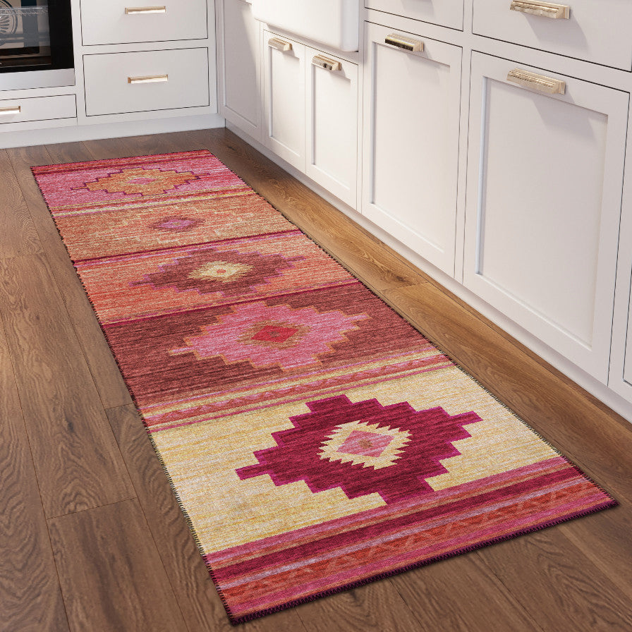 Addison Rugs Sonora ASO31 Pink 2'3"x7'6" Rug