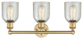 Caledonia 3-Light 23" Bath Vanity Light, Brushed Brass Finish, Mica Shade