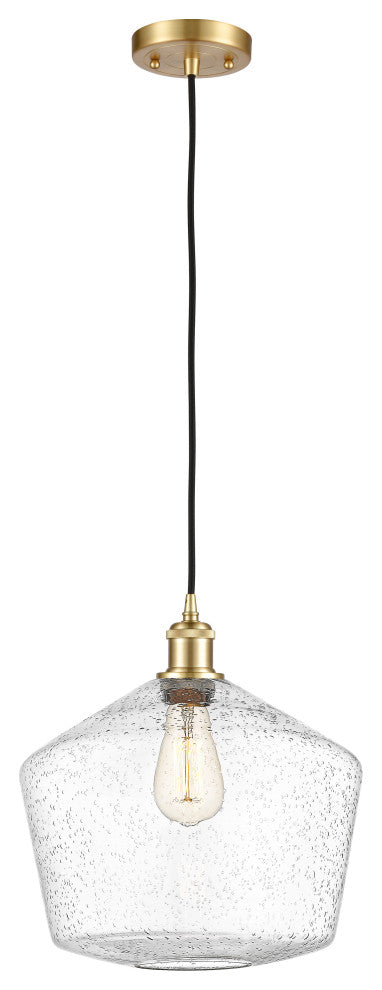 Innovations 516-1P-SG-G654-12-LED 1-Light Mini Pendant, Satin Gold