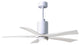 Matthews Fan Patricia-5 With Kit, Gloss White, 52", Matte White