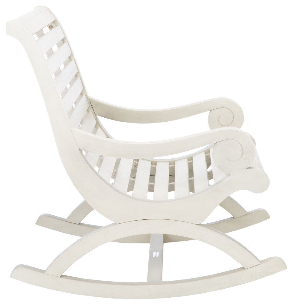 Safavieh Sonora Patio Rocking Chair White