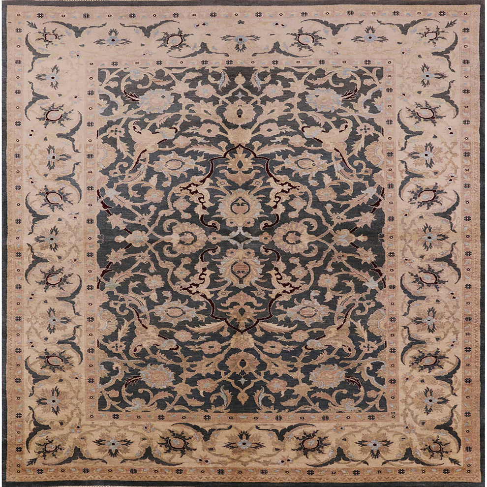 Ahgly Company Indoor Square Mid-Century Modern Area Rugs, 5' Square
