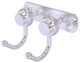 Mercury 2 Position Multi Hook with Twisted Accent, Satin Chrome