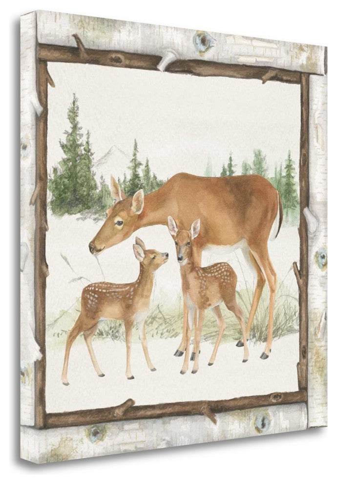 "Family Cabin II" By Beth Grove, Giclee Print on Gallery Wrap Canvas