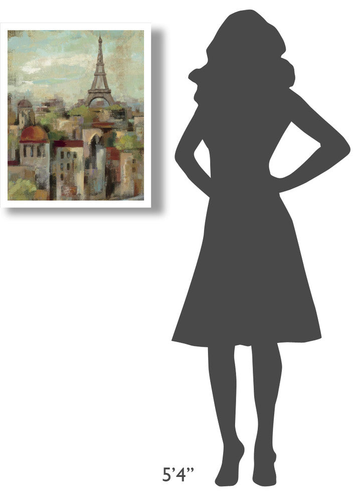"Spring in Paris II" Digital Paper Print by Silvia Vassileva, 22"x26"