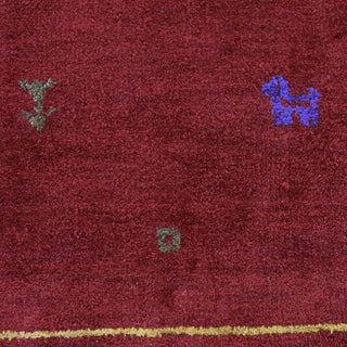 HAND KNOTTED LOOM SILK ECO-FRIENDLY AREA RUGS -6'x9',Rectangle,Red,Contemporary