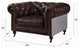 Aberdeen Chair, Vintage Brown Top Grain Leather