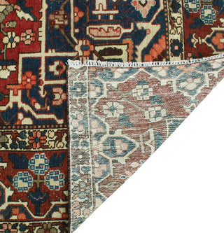 Fine Vintage Bakhtiari Hank Red/Navy Rug, 9'10 x 11'5