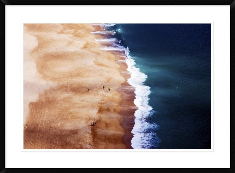 "Silver Coast" Framed Digital Print by Cbomersphotography, 38"x28"