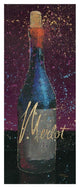 "Wine Splash Dark IV" Digital Paper Print by Wellington Studio, 26"x62"