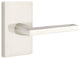 Emtek Privacy Handle Set Rectangle Rosette Left Handed Helios Lever Satin Nickel