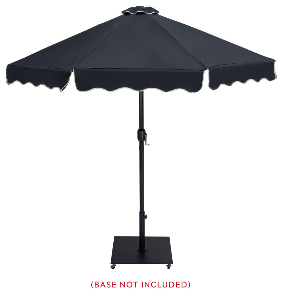 Amalfi Patio Umbrella, Black, No Base