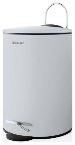 Tubo Pedal Bin Wastepaper Basket 3L Microchip/Light Gray