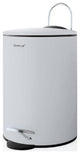 Tubo Pedal Bin Wastepaper Basket 3L Microchip/Light Gray