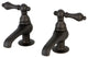 Kingston Brass Basin Faucet With Metal Lever Handle, Oil Rubbed Bronze