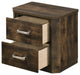 ACME Elettra Nightstand, Antique Walnut