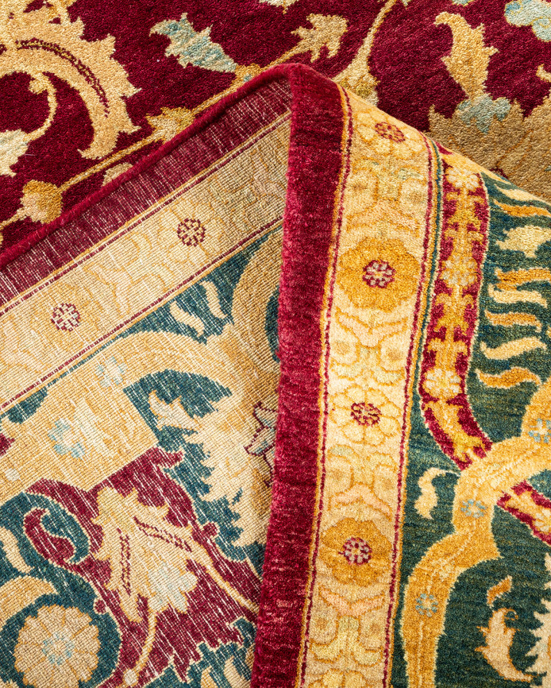 Mogul, One-of-a-Kind Hand-Knotted Area Rug Red, 8' 2" x 10' 0"