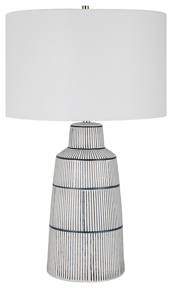 Uttermost Breton Nautical Stripe Table Lamp