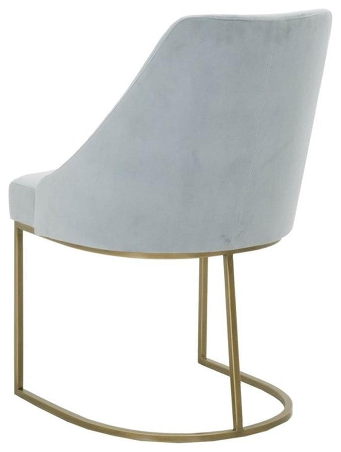 Essentials For Living Traditions 19" Velvet Dining Chair in Gold (Set of 2)