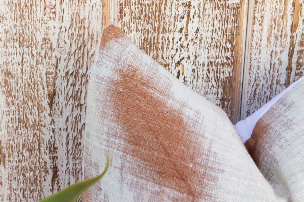 Nikali Organic Silk Ikat Pillow