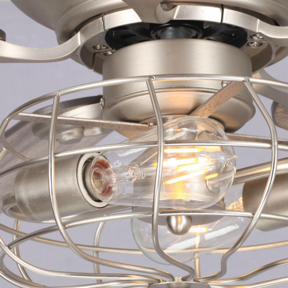 48 in Flush Mounted Modern Ceiling Fan with Remote Control