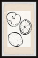 "Orange and Lemons" Framed Painting Print, 30x45