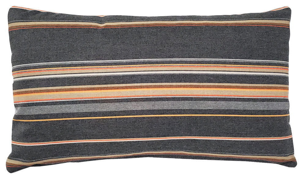 Sunbrela Stanton Greystone Outdoor Pillow 12x20