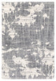 8'X10' Grey And Ivory Grey Matter  Area Rug