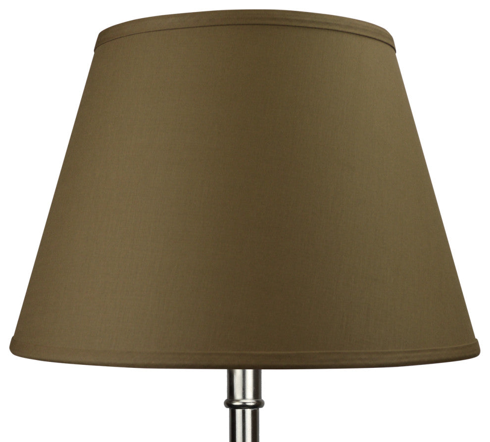 Fenchel Shades 10"x16"x11" Empire Shade, Linen Bison