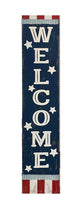 48" Americana Welcome Wood Porch Sign