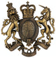 Royal Coat of Arms of Great Britain Wall Sculpture