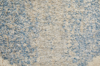 Weave & Wander Melba Nomadic Geometric Area Rug, Blue/Ivory, 4'3"x6'3"