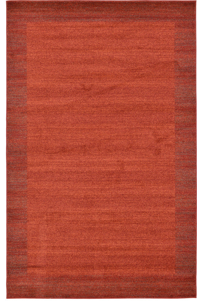 Unique Loom Terracotta Del Mar Abigail 5' 0 x 8' 0 Area Rug