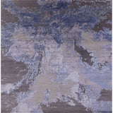 Ahgly Company Indoor Square Mid-Century Modern Area Rugs, 5' Square