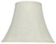 58052 Bell Shape UNO Lamp Shade, Linen White 7"x14"x11"