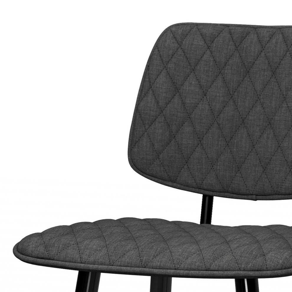 Raya Counter Height Stool, Set of 2, Charcoal