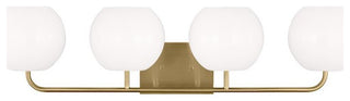 Generation Lighting Rory 4-Light Bath Vanity In Satin Bronze/Opal