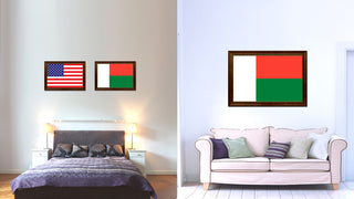 Madagascar Country Flag Canvas Print, 15"x21"