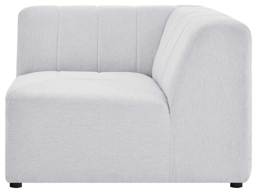 Sofa Corner Chair, Fabric, Ivory White, Modern, Living Lounge Hotel Hospitality