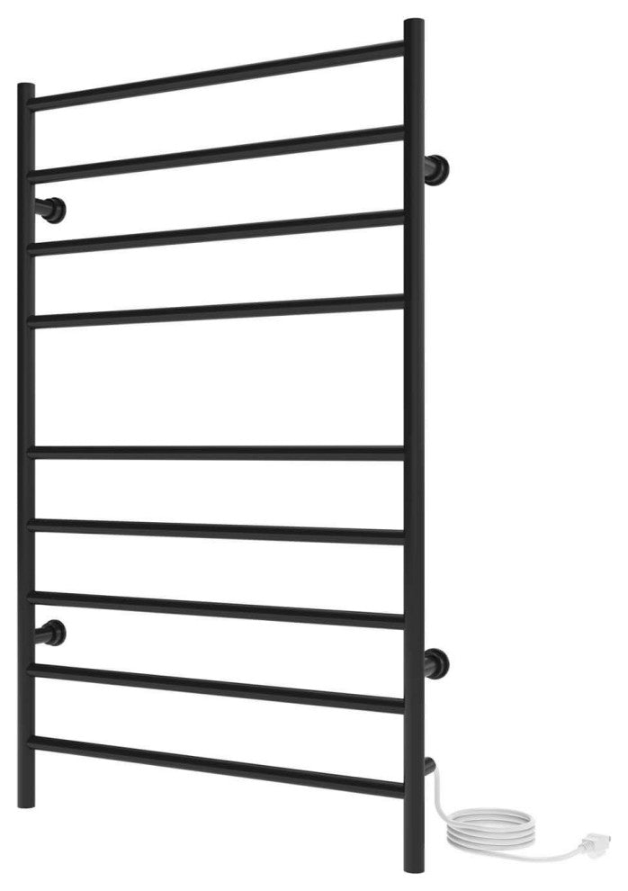 ICO Bath Linear Plug-In Electric Towel Warmer - Round Bar