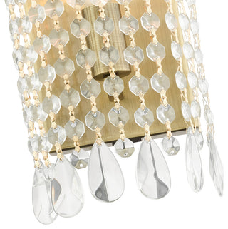 Antique Brass Transitional, Dazzling, Modern Classic, Casual Sconce