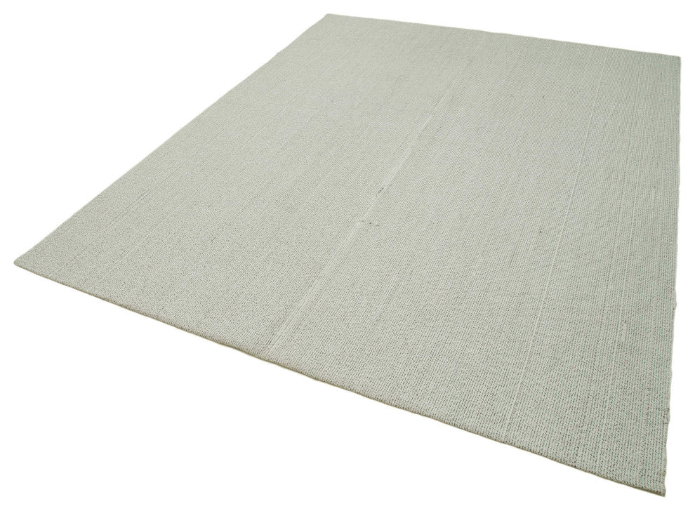 Rug N Carpet - Handmade Turkish 6' 11'' x 8' 11'' Decorative Wool Kilim Rug