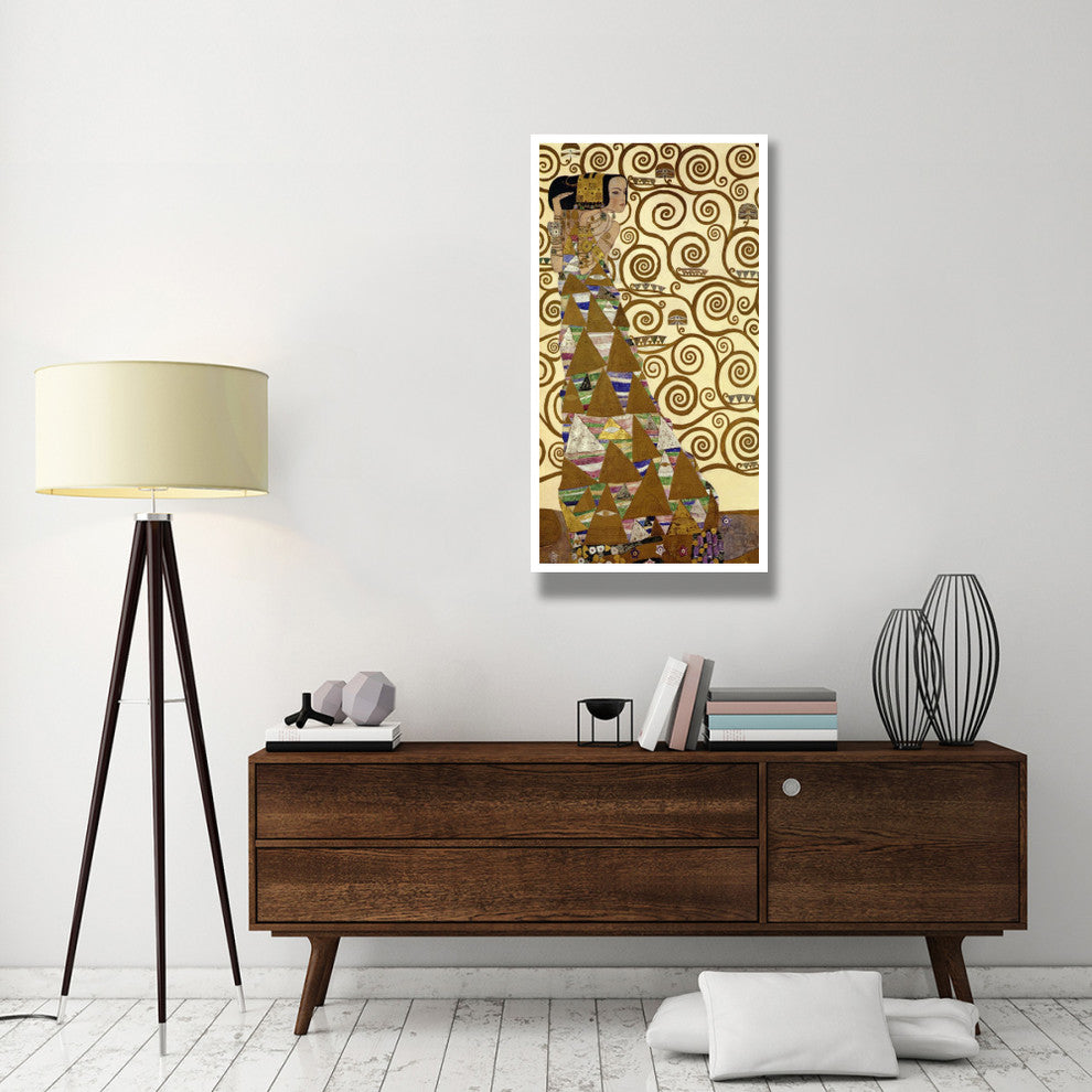 "The Stoclet Frieze (left)" Digital Paper Print by Gustav Klimt, 26"x50"
