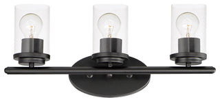Maxim 10213CL Corona 3 Light 19"W Bathroom Vanity Light - Black