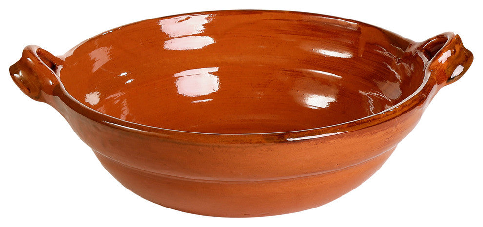 Ancient Cookware, Mexican Clay Mini Unlidded Cazuela, 12 Ounces