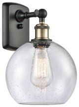 Innovations Lighting 516-1W-BAB-G124-8 Athens 1 Light 8" Sconce