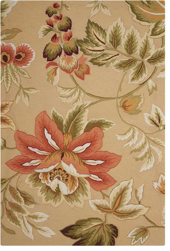 Nourison Fantasy Area Rug, Beige, 5'x7'6"